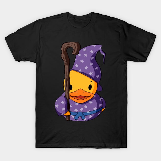 Wizard Rubber Duck T-Shirt by Alisha Ober Designs